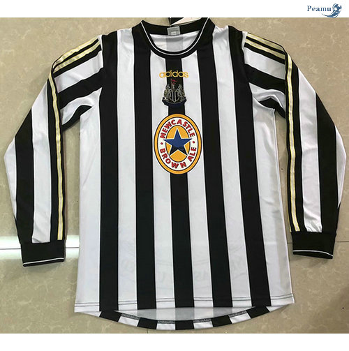 Peamu - Maillot Foot Rétro Newcastle United Domicile Manche Longue 1997-99