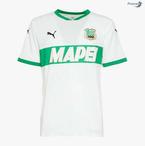 Peamu - Maillot foot Sassuolo Exterieur Blanc 2020-2021