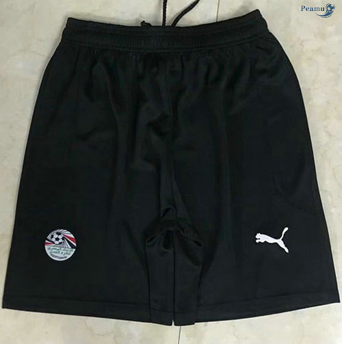 Peamu - Maillot foot Short Egypte Noir 2020-2021
