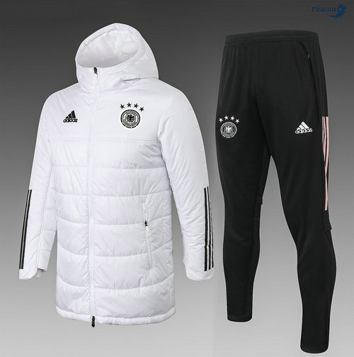 Peamu - Doudoune Allemagne Blanc 2020-2021