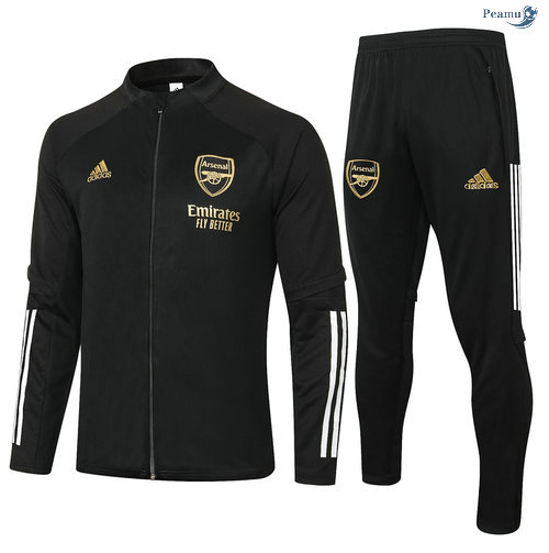 Peamu - Veste Survetement Arsenal Noir 2020-2021