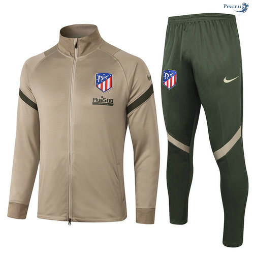 Peamu - Veste Survetement Atletico Madrid Kaki 2020-2021