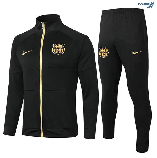 Peamu - Veste Survetement Barcelone Noir 2020-2021