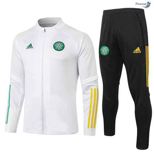Peamu - Veste Survetement Celtic Blanc 2020-2021
