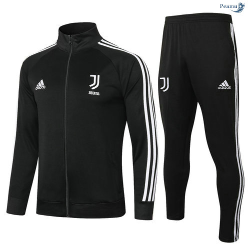 Peamu - Veste Survetement Juventus Noir/Blanc 2020-2021
