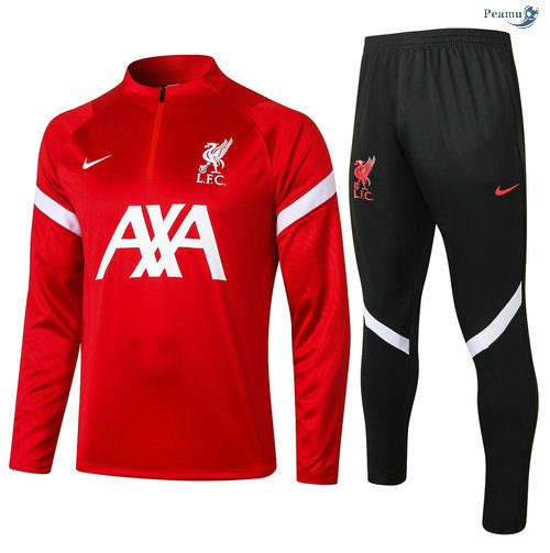 Peamu - Survetement Liverpool Rouge 2020-2021