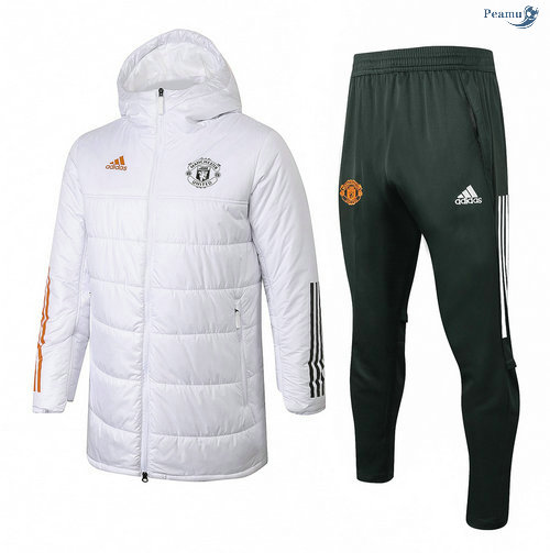 Peamu - Doudoune Manchester United Blanc 2020-2021