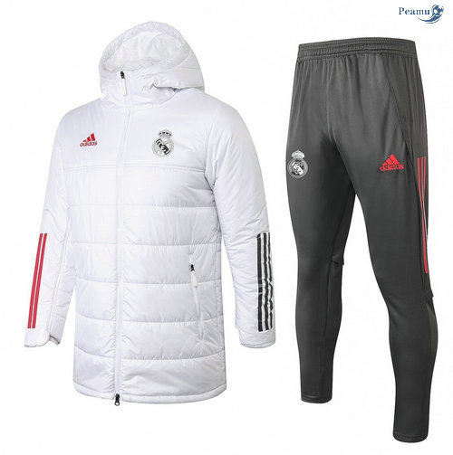 Peamu - Doudoune Real Madrid Blanc 2020-2021