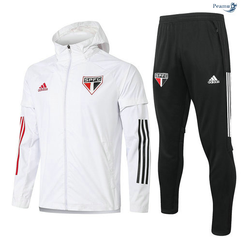 Peamu - Coupe vent Sao Paulo Blanc 2020-2021