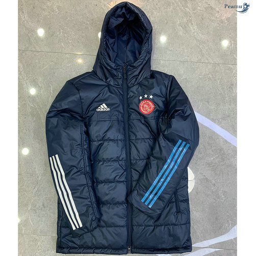 Peamu - Maillot Doudoune AFC Ajax Bleu Marine 2020-2021