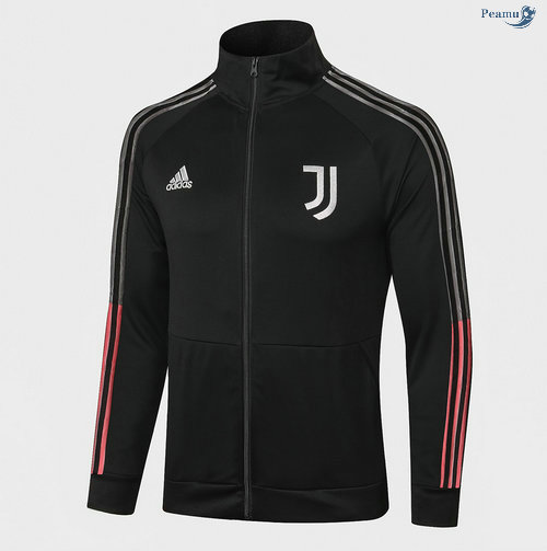 Peamu - Veste foot Juventus Noir 2020-2021 Col Haut