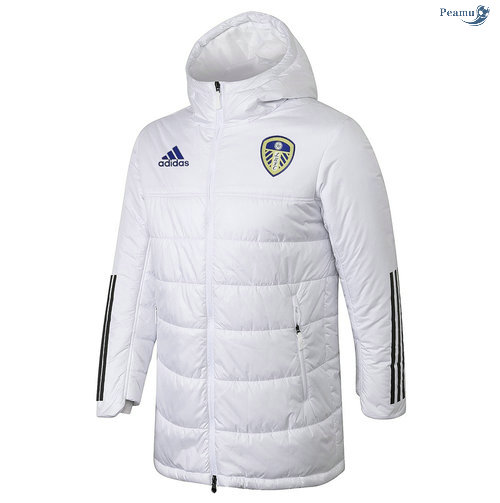 Peamu - Maillot Doudoune Leeds United Blanc 2020-2021