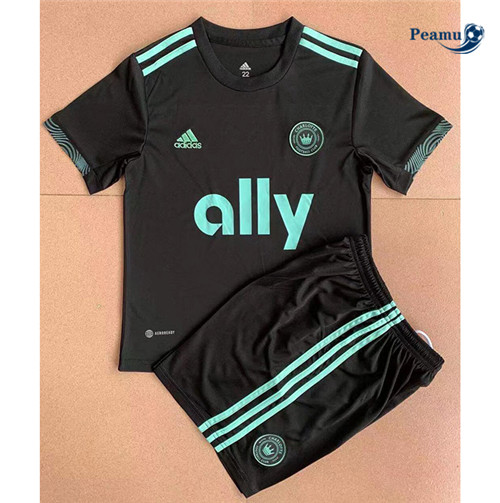 Peamu - Maillot foot Charlotte Enfant Exterieur 2022-2023