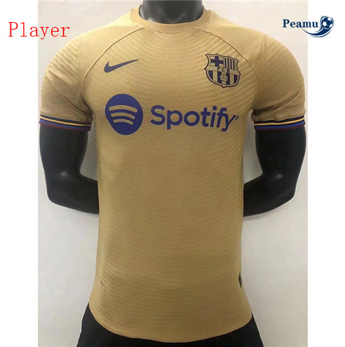 Peamu - foot Barcelone Player Version Jaune 2022-2023