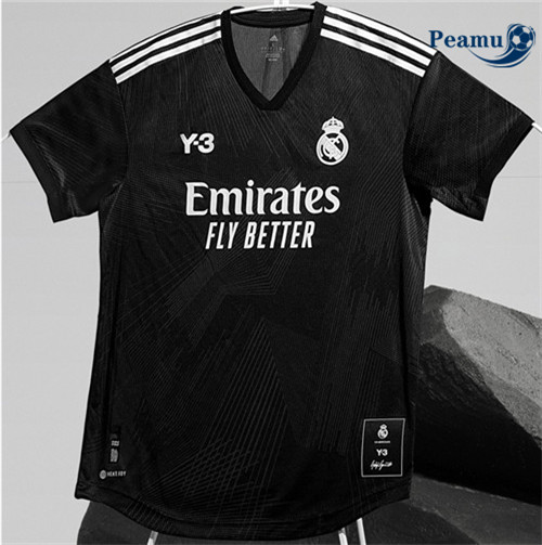 Peamu - Maillot foot Real Madrid Y-3 Noir 2022-2023