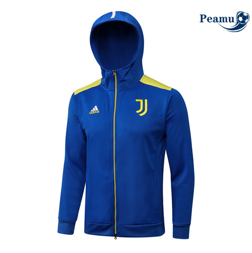Peamu - Veste foot Veste Juventus à Capuche Bleu 2022-2023