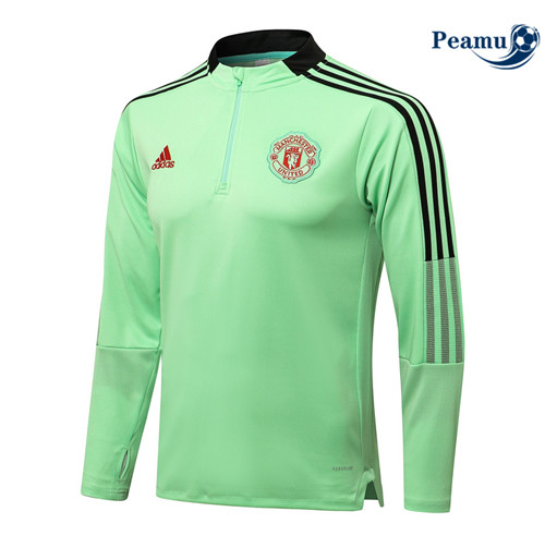 Peamu - Veste foot Manchester United Vert 2022-2023