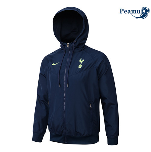 Peamu - Veste foot Coupe vent Tottenham Hotspur Bleu Marine 2022-2023