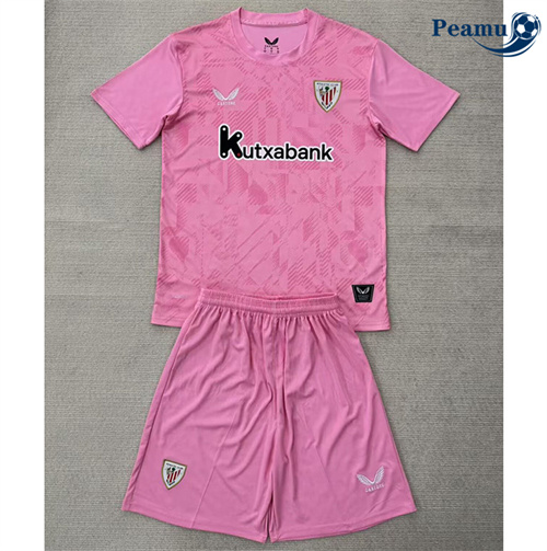 Maillot foot Athletic Bilbao Enfant Gardien de but Rose 2025-2026