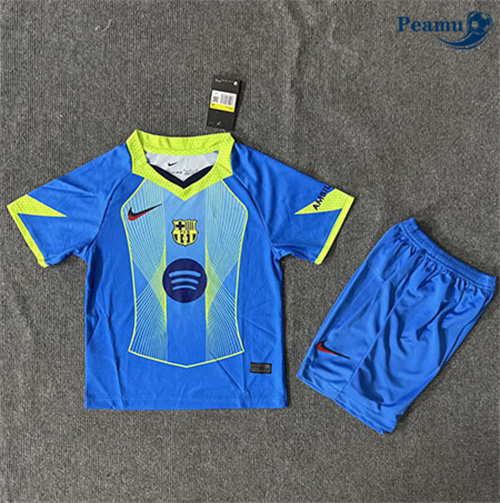 Maillot foot Barcelone Enfant Bleu 2025-2026