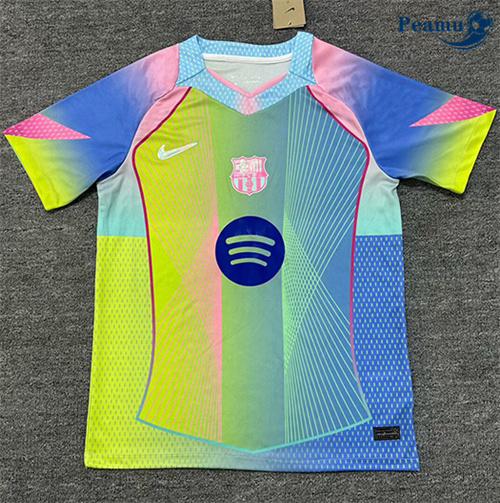 Maillot foot Barcelone Fluorescent Jaune 2025-2026
