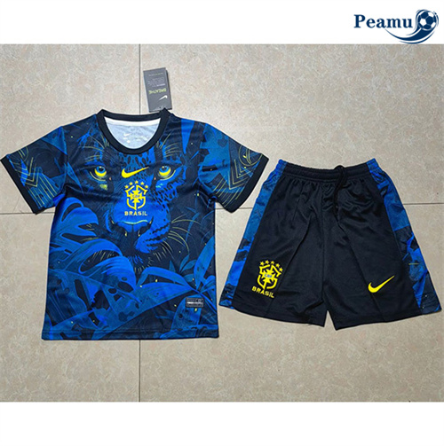 Maillot foot Brésil Enfant Special Bleu 2025-2026