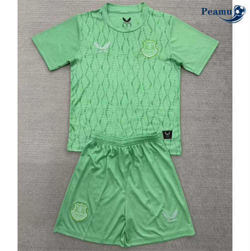 Maillot foot Everton Enfant Gardien De But Vert 2025-2026