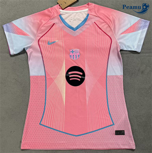 Maillot foot Barcelone Femme Rose 2025-2026