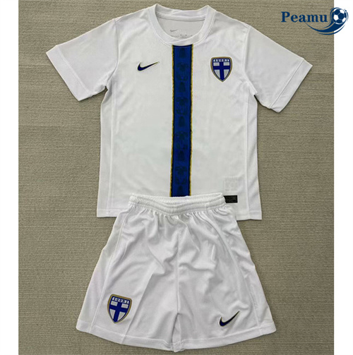 Maillot foot Finlande Enfant Exterieur 2025-2026