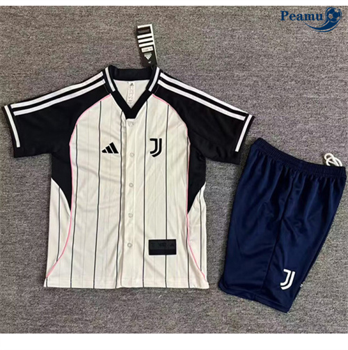Maillot foot Juventus Enfant base-ball 2025-2026