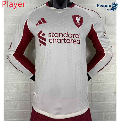 Maillot foot Liverpool Player Exterieur Manche Longue 2025-2026