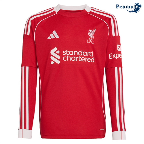 Maillot foot Liverpool Domicile Manche Longue 2025-2026
