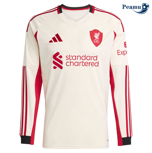 Maillot foot Liverpool Exterieur Manche Longue 202025-2026