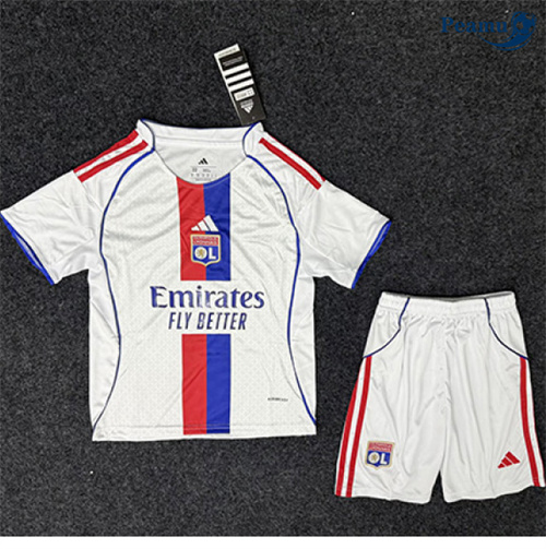 Maillot foot Lyon Enfant Domicile 2025-2026