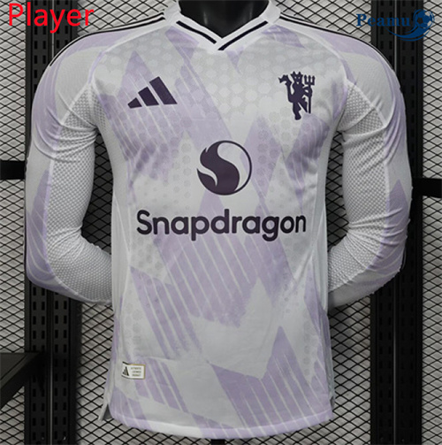 Maillot foot Manchester United Player Exterieur Manche Longue 2025-2026