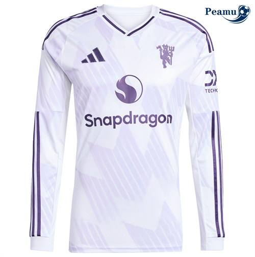 Maillot foot Manchester United Exterieur Manche Longue 2025-2026