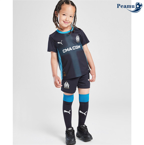 Maillot foot Marseille Enfant Exterieur 2025-2026