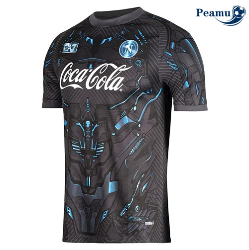 Maillot foot Naples Noir 2025-2026