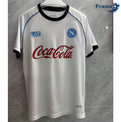Maillot foot Naples Training Blanc 2025-2026