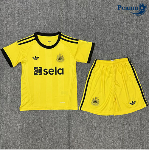 Maillot foot Newcastle United Enfant Gardien de but Jaune 2025-2026