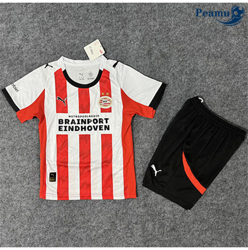 Maillot foot PSV Eindhoven Enfant Domicile 2025-2026