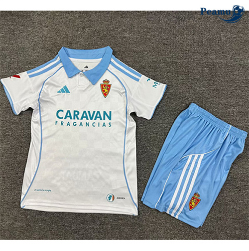 Maillot foot Real Saragosse Enfant Domicile 2025-2026