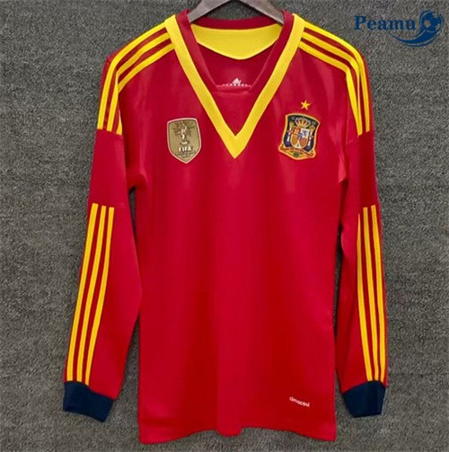Maillot foot Rétro Espagne Domicile Manche Longue 2013