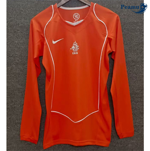 Maillot foot Rétro Pays-Bas Domicile Manche Longue 2004