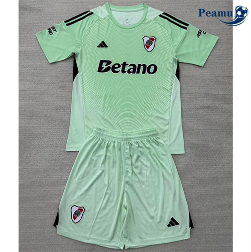 Maillot foot River Plate Enfant Vert 2025-2026