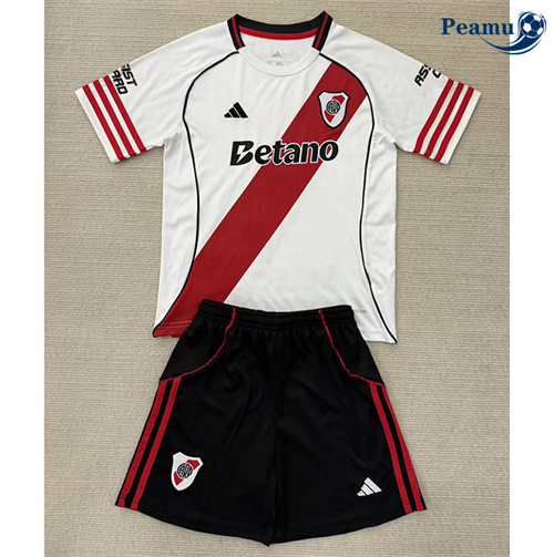 Maillot foot River Plate Enfant Domicile 2025-2026