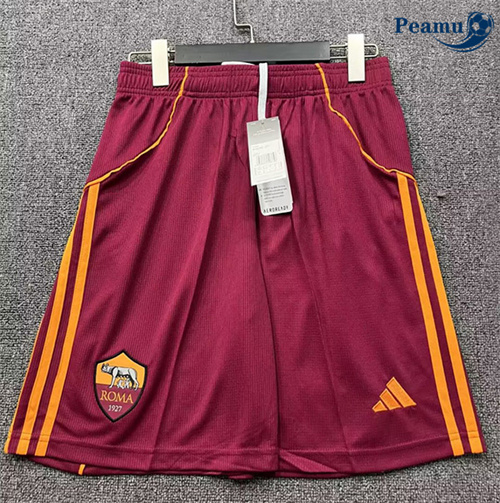 Maillot foot Shorts AS Rome Domicile 2025-2026