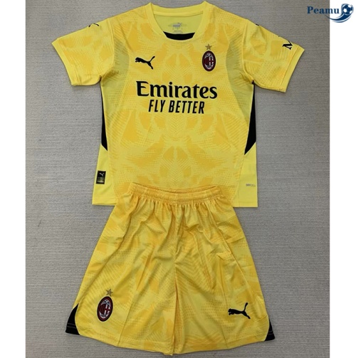 AC Milan Enfant Maillot Gardien De But Jaune 2024