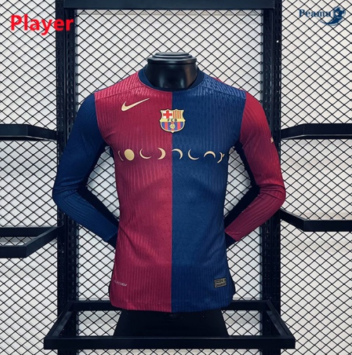 Barcelone Player Version Domicile Édition spéciale Manche Longue 2024
