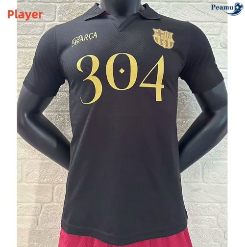 Barcelone Player Maillot Édition spéciale sponsor Noir 2024